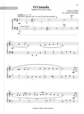 O Canada: A Collection of Piano Pieces Inspired by Our National Anthem - Sawatsky -Piano - Book