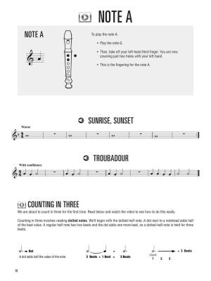 Hal Leonard Recorder Method - Jeffery - Book/Audio/Video Online - Recorder