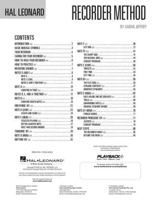 Hal Leonard Recorder Method - Jeffery - Book/Audio/Video Online - Recorder
