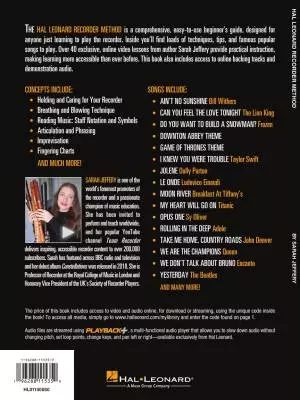 Hal Leonard Recorder Method - Jeffery - Book/Audio/Video Online - Recorder