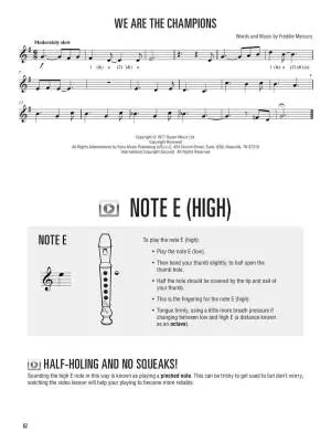 Hal Leonard Recorder Method - Jeffery - Book/Audio/Video Online - Recorder