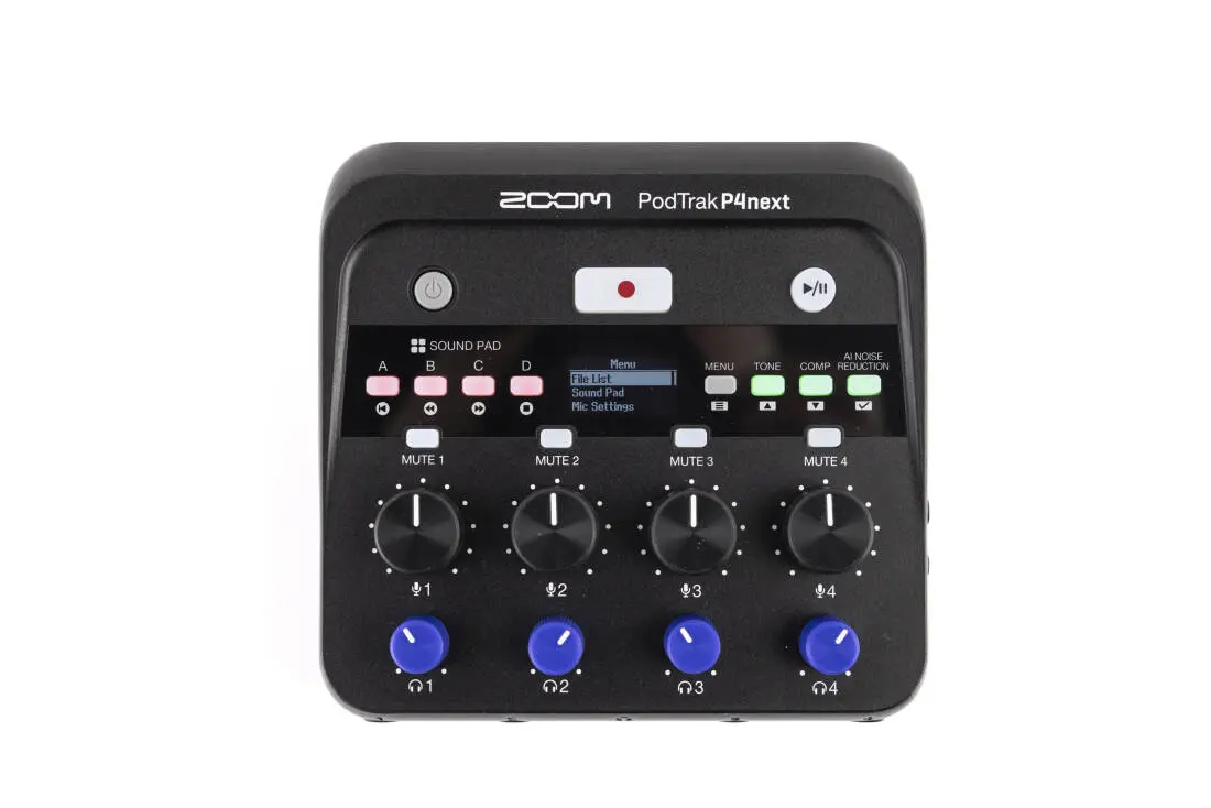PodTrak P4next Podcast Recorder
