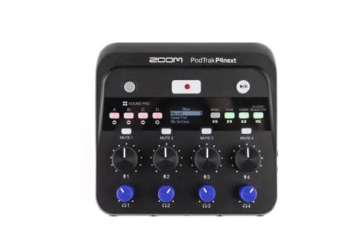 Zoom - PodTrak P4next Podcast Recorder Zoom - PodTrak P4next Podcast Recorder