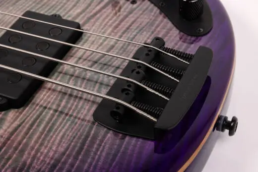 Ball Family Reserve DarkRay Electric Bass Guitar with Case - Grapes of Wrath