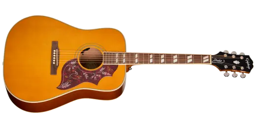 Epiphone - Hummingbird Studio Acoustic/Electric Guitar with Gigbag - Antique Natural