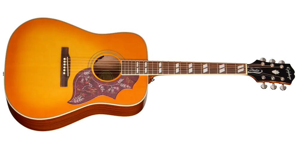 Hummingbird Studio Acoustic/Electric Guitar with Gigbag - Heritage Cherry Sunburst