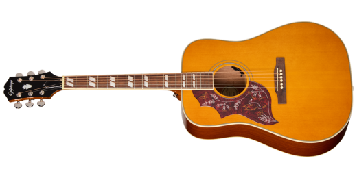 Epiphone - Hummingbird Studio Acoustic/Electric Guitar with Gigbag - Antique Natural (Left Handed)