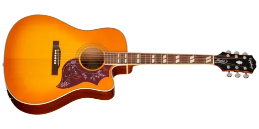 Epiphone - Hummingbird Studio EC Acoustic/Electric Guitar with Gigbag - Heritage Cherry Sunburst