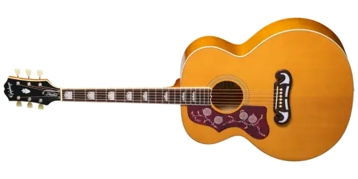 Epiphone - J-200 Studio Acoustic/Electric Guitar with Gigbag - Natural (Left Handed)