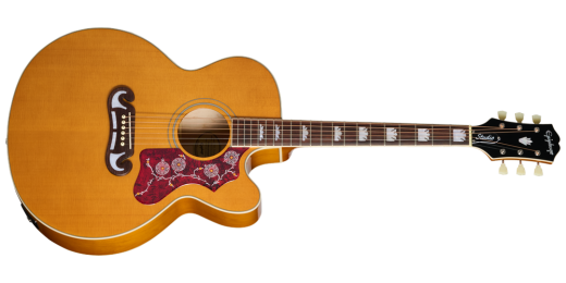 Epiphone - J-200 Studio EC Acoustic/Electric Guitar with Gigbag - Natural