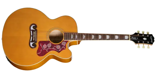 Epiphone - J-200 Studio EC Acoustic/Electric Guitar with Gigbag - Natural