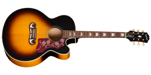 J-200 Studio EC Acoustic/Electric Guitar with Gigbag - Vintage Sunburst