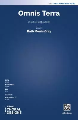 Alfred Publishing - Omnis Terra - Gray - Choral Octavo - 3-Pt Mixed