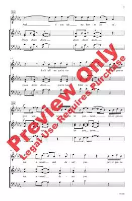 Never Gonna Give You Up - Stock/Waterman/Aitken/Sharpe - Choral Octavo - 3-Pt Mixed