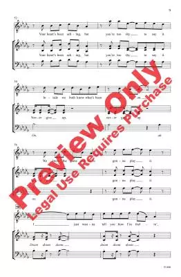 Never Gonna Give You Up - Stock/Waterman/Aitken/Sharpe - Choral Octavo - 3-Pt Mixed