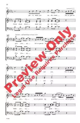 Never Gonna Give You Up - Stock/Waterman/Aitken/Sharpe - Choral Octavo - 3-Pt Mixed