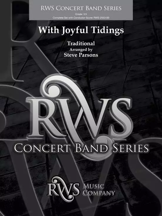 With Joyful Tidings - Parsons - Concert Band - Gr. 3.5