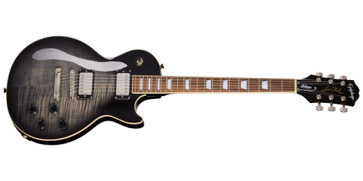 Epiphone - Les Paul Tribute Plus Electric Guitar - Transparent Ebony Burst