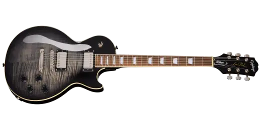 Epiphone - Les Paul Tribute Plus Electric Guitar - Transparent Ebony Burst