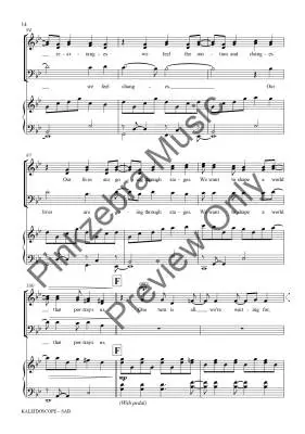 Kaleidoscope - Pinkzebra - Choral Octavo - SAB Accompanied