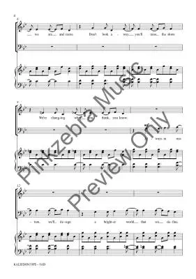 Kaleidoscope - Pinkzebra - Choral Octavo - SAB Accompanied