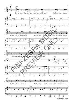 Everybody - Pinkzebra - Choral Octavo - SATB Accompanied
