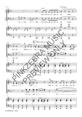 Everybody - Pinkzebra - Choral Octavo - SATB Accompanied
