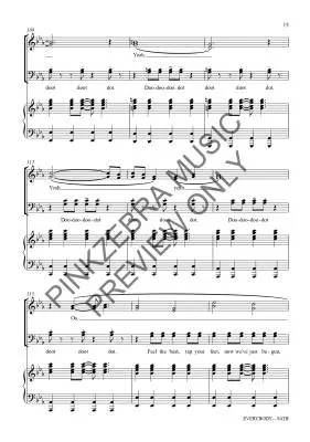 Everybody - Pinkzebra - Choral Octavo - SATB Accompanied