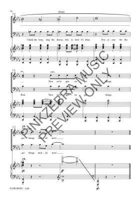 Everybody - Pinkzebra - Choral Octavo - SAB Accompanied