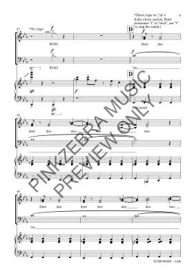 Everybody - Pinkzebra - Choral Octavo - SAB Accompanied