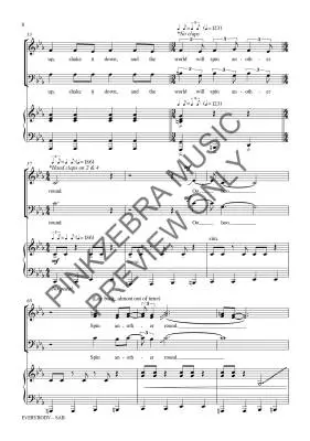 Everybody - Pinkzebra - Choral Octavo - SAB Accompanied