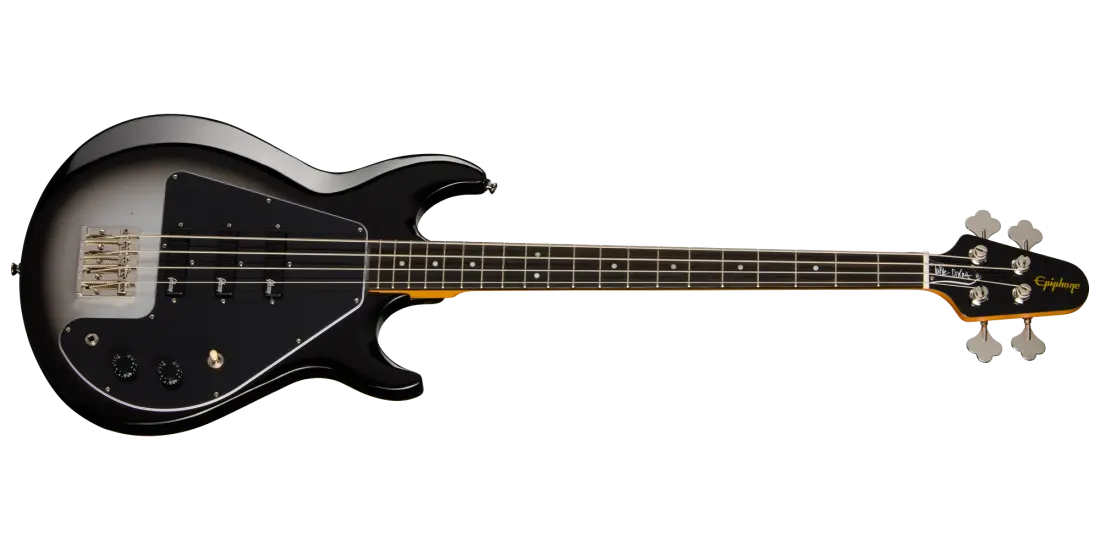 Mike Dirnt Grabber G-3 Electric Bass with Hardshell Case - Silverburst