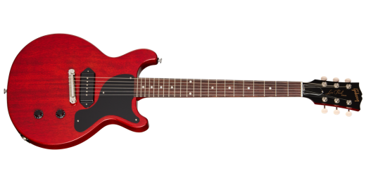 Gibson - Les Paul Junior Double Cut Electric Guitar with Hardshell Case - Vintage Cherry