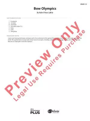 Bow Olympics - LaBrie - String Orchestra - Gr. 2.5