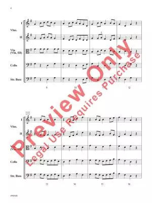 Pizzicato Parade - Bernotas - String Orchestra - Gr. 1