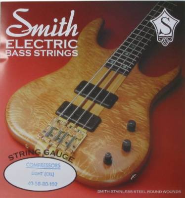 Compression Wound Light Bass Strings .040 .058 .080 .102