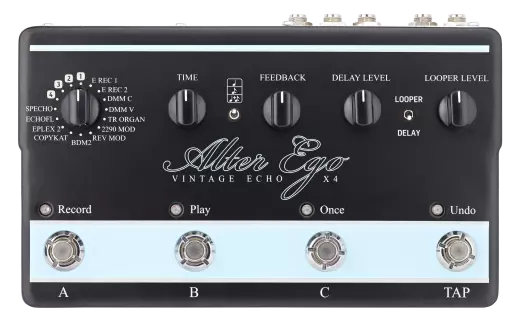 Alter Ego X4 Delay & Looper Pedal