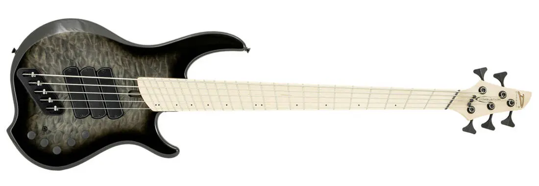 Combustion 5-String Electric Bass with Quilted Maple Top - 2-Tone Blackburst