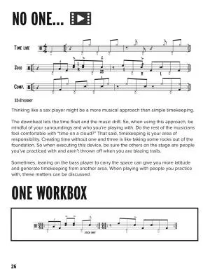 Trading: Two-Bar Fours in a Contemporary Time Space - Marcy - Jazz Drumset - Book/Media Online