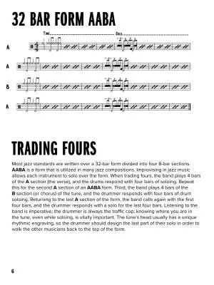 Trading: Two-Bar Fours in a Contemporary Time Space - Marcy - Jazz Drumset - Book/Media Online