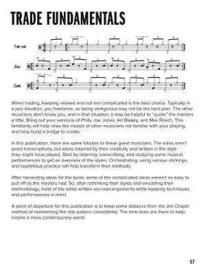 Trading: Two-Bar Fours in a Contemporary Time Space - Marcy - Jazz Drumset - Book/Media Online