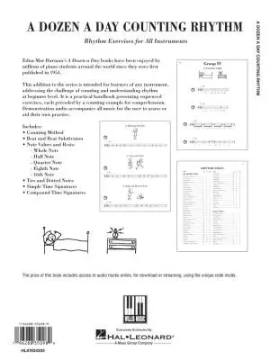 Dozen a Day Counting Rhythm - Burnam - Book/Audio