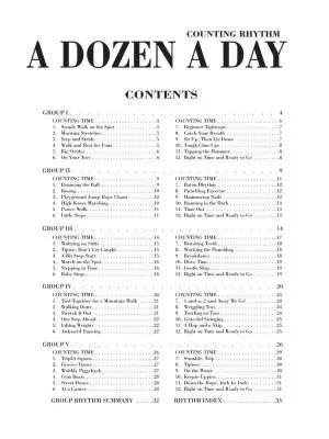 Dozen a Day Counting Rhythm - Burnam - Book/Audio