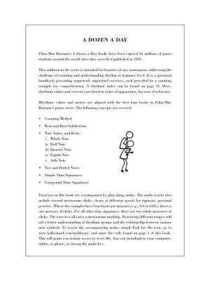 Dozen a Day Counting Rhythm - Burnam - Book/Audio