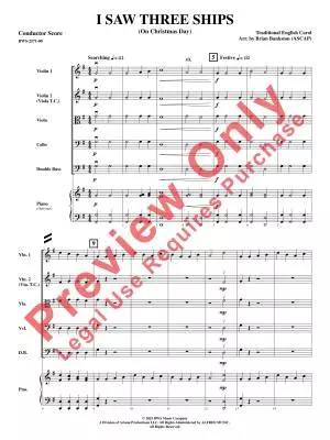 I Saw Three Ships: on Christmas Day - Bankston - Concert Band - Gr. 1