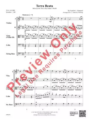 Terra Beata - Sheppard/Fanning - String Orchestra - Gr. 2