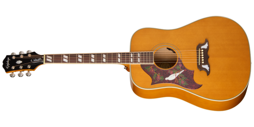 Epiphone - Dove Studio Acoustic/Electric Guitar with Gigbag - Natural (Left Handed)