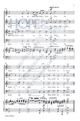 Canon of Praise - Pachelbel/Hopson - Choral Octavo - SATB Accompanied
