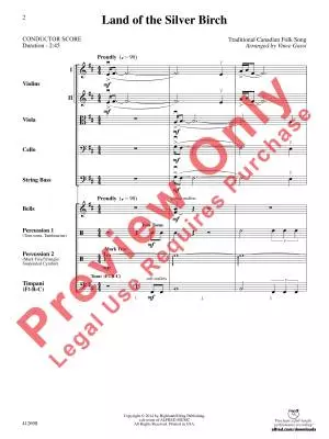 Land of the Silver Birch - Gassi - String Orchestra - Gr. 3