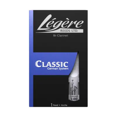 Legere - Classic German Cut Bb Clarinet Reed - Strength 3.75